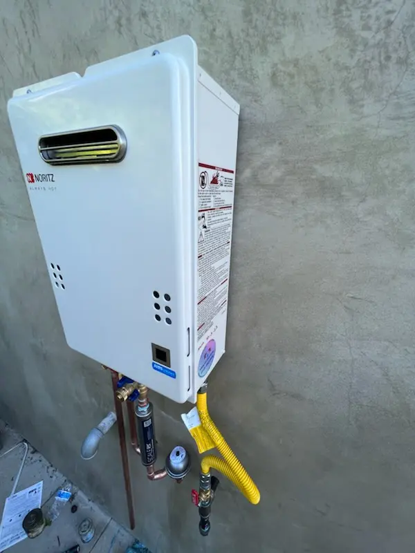 Tankless water heater installation for Fayette Acres homes
